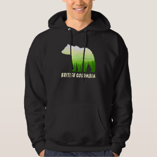 British Columbia Grizzly Bär im Wald Kanadas Hoodie