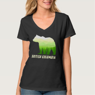 British Columbia Grizzly Bär im Wald Kanadas T-Shirt