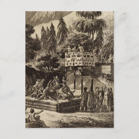 British Columbia Illustrationsansicht Postkarte (Vorderseite)