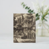 British Columbia Illustrationsansicht Postkarte (Stehend Vorderseite)