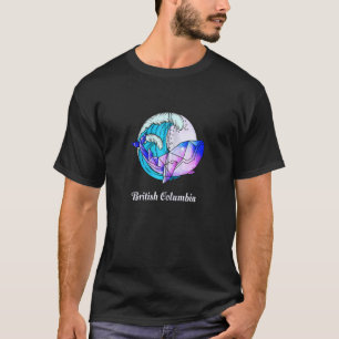 British Columbia Japan Paint Geometric Orca Kil T-Shirt