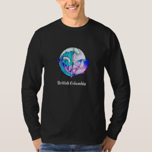 British Columbia Japan Paint Geometric Orca Kil T-Shirt