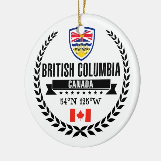 British Columbia Keramikornament (Links)