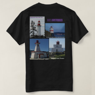 British Columbia Lighthouses X 4 T - Shirt