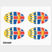 BRITISH COLUMBIA OVALER AUFKLEBER (Blatt)