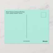 British Columbia Parliament Buildings Canada Postkarte (Rückseite)