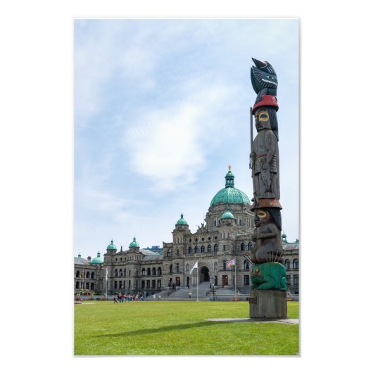 British Columbia Parliament - Victoria, Kanada Fotodruck (Vorne)