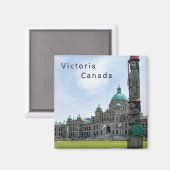 British Columbia Parliament - Victoria, Kanada Magnet (Vorderseite/Rückseite)