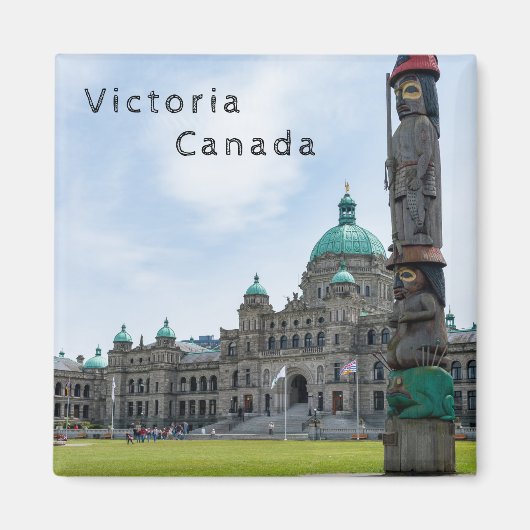 British Columbia Parliament - Victoria, Kanada Magnet (Vorne)