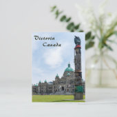 British Columbia Parliament - Victoria, Kanada Postkarte (Stehend Vorderseite)