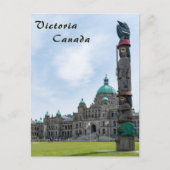 British Columbia Parliament - Victoria, Kanada Postkarte (Vorderseite)