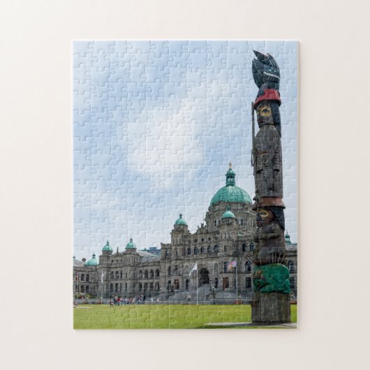 British Columbia Parliament - Victoria, Kanada Puzzle (Vertikal)