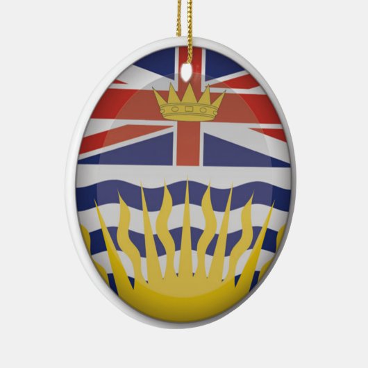 British Columbia Porzellan Weihnachtsschmuck (Rechts)
