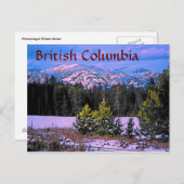 British Columbia Postcard Postkarte (Vorne/Hinten)