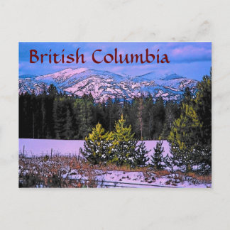 British Columbia Postcard Postkarte