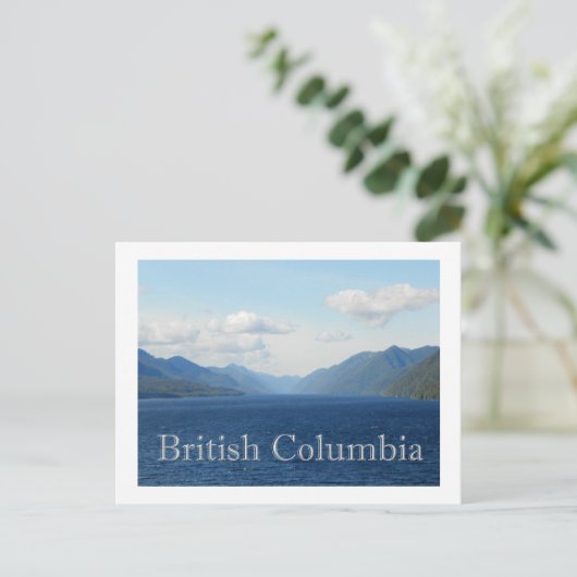 British Columbia Postkarte (Stehend Vorderseite)