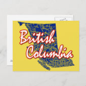 British Columbia Postkarte (Vorne/Hinten)