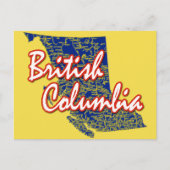 British Columbia Postkarte (Vorderseite)