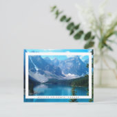 British Columbia Postkarte (Stehend Vorderseite)