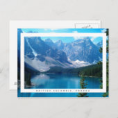 British Columbia Postkarte (Vorne/Hinten)