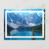 British Columbia Postkarte (Vorderseite)