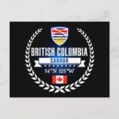 British Columbia Postkarte (Vorderseite)