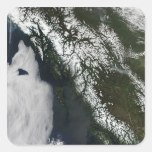 British Columbia Quadratischer Aufkleber