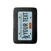 British Columbia Sasquatch License Plate Badematte (Vorderseite Vertikal)