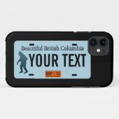 British Columbia Sasquatch License Plate Case-Mate iPhone Hülle (Rückseite (Horizontal))