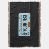 British Columbia Sasquatch License Plate Decke (Vorderseite Vertikal)