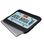 British Columbia Sasquatch License Plate Laptopschutzhülle (Vorne Knopf)