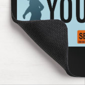 British Columbia Sasquatch License Plate Mousepad (Ecke)