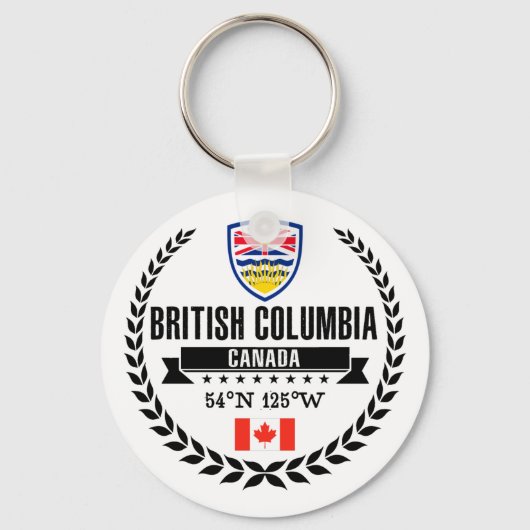 British Columbia Schlüsselanhänger (Vorderseite)