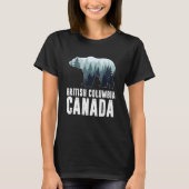 British Columbia Vancouver Canada Bear Green Fores T-Shirt (Vorderseite)
