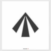 British Convict Arrow British Army MOD Crows Foot Aufkleber (Blatt)