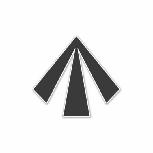 British Convict Arrow British Army MOD Crows Foot Aufkleber (Vorderseite)