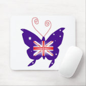 British Diva Butterfly Mousepad (Mit Mouse)
