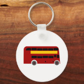British Double-Decker-Bus Schlüsselanhänger (Vorderseite)