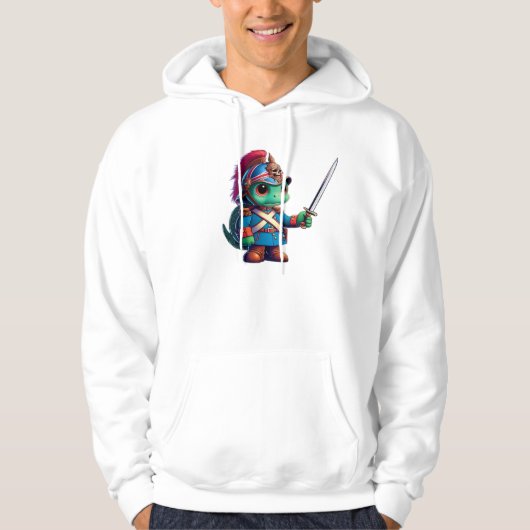 British Dragoon Defender Halloween's Regal Reptile Hoodie (Vorderseite)