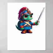 British Dragoon Defender Halloween's Regal Reptile Poster (Vorne)