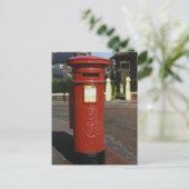 British Edward VII Pillar Box Postkarte (Stehend Vorderseite)