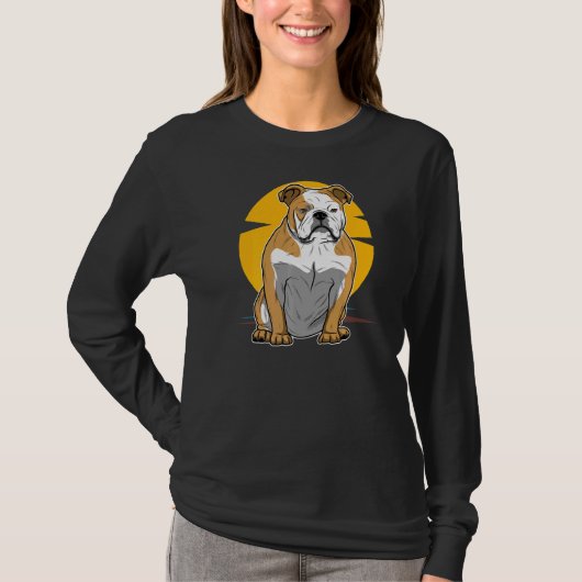 British English Bulldog Hunde Breed 94 T-Shirt (Vorderseite)