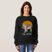 British English Bulldog Vintag 1 Sweatshirt (Vorne ganz)