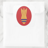 British EOD Quadratischer Aufkleber (Tasche)