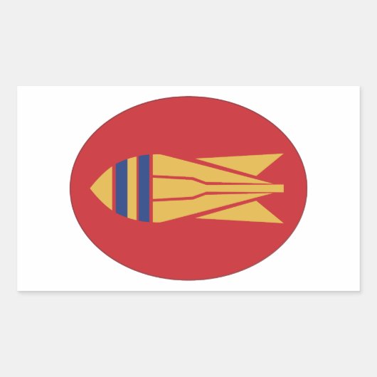 British EOD Rechteckiger Aufkleber (Vorderseite)