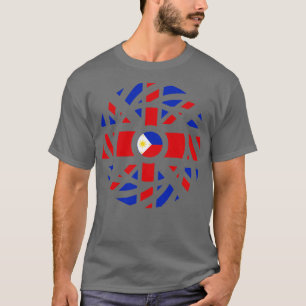 British Filipino Multinational Patriot Flag Serie T-Shirt
