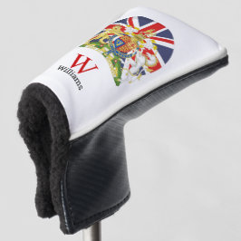 BRITISH Flag and Wappen Golf Head Cover Headcover
