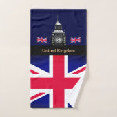 British Flag Bad UK, Big Ben/London Handtücher (Handtuch)