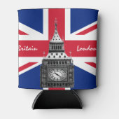 British Flag & Big Ben - London, Großbritannien /S Dosenkühler (Vorderseite)