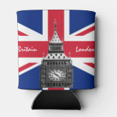 British Flag & Big Ben - London, Großbritannien /S Dosenkühler (Rückseite)